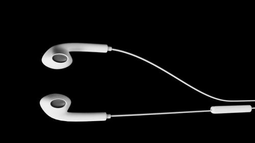 Apple Earpod with PBR textures preview image